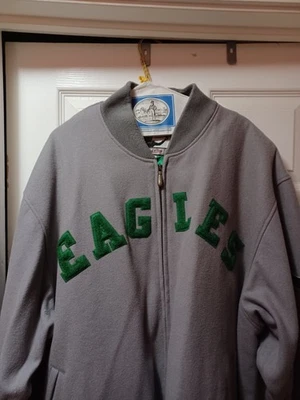 Jaqueta de lã Mitchell Ness 3xl Phildelphia Eagles. - Imagem 1 de 4