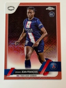 2022-23 Topps Chrome UWCL Rose Gold Ref. #34 Oriane Jean-Francois RC 094/125 - Picture 1 of 2