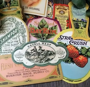 15er Set Vintage Etikett Gartenarbeit Küche Aufkleber Scrapbooking Einmachen - Bild 1 von 9
