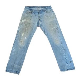 Jeans Levi's 501 Selvedge Denim taglia 40x36 ottobre 1976 made in USA bottoni mosca - Foto 1 di 20