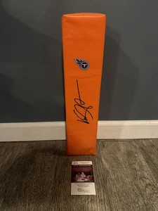 VAN JEFFERSON SIGNED TENNESSEE TITANS TOUCHDOWN PYLON JSA COA AUTOGRAPHED RARE - Picture 1 of 3