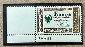 EE. UU. #1140 Excelente NH con CERT.     SMQ venta al por menor $75,00 - Imagen 1 de 2