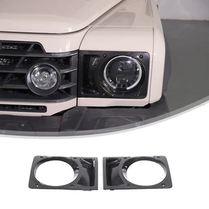 ABS Carbon Headlight Surround Cover Accessories Trim For Ineos Grenadier 2020+ - Picture 1 of 12