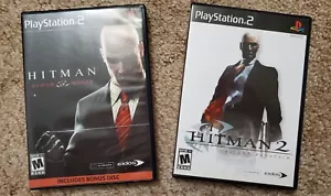 Hitman Blood Money Silent Assassin PS2 Spiel Lot CIB komplette manuelle Bonus-Disc - Bild 1 von 8