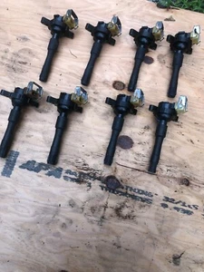 1995-2006 BMW E39 E38 E31 E53 Bremi Ignition Coil- set of 8-nice-tested - Picture 1 of 1