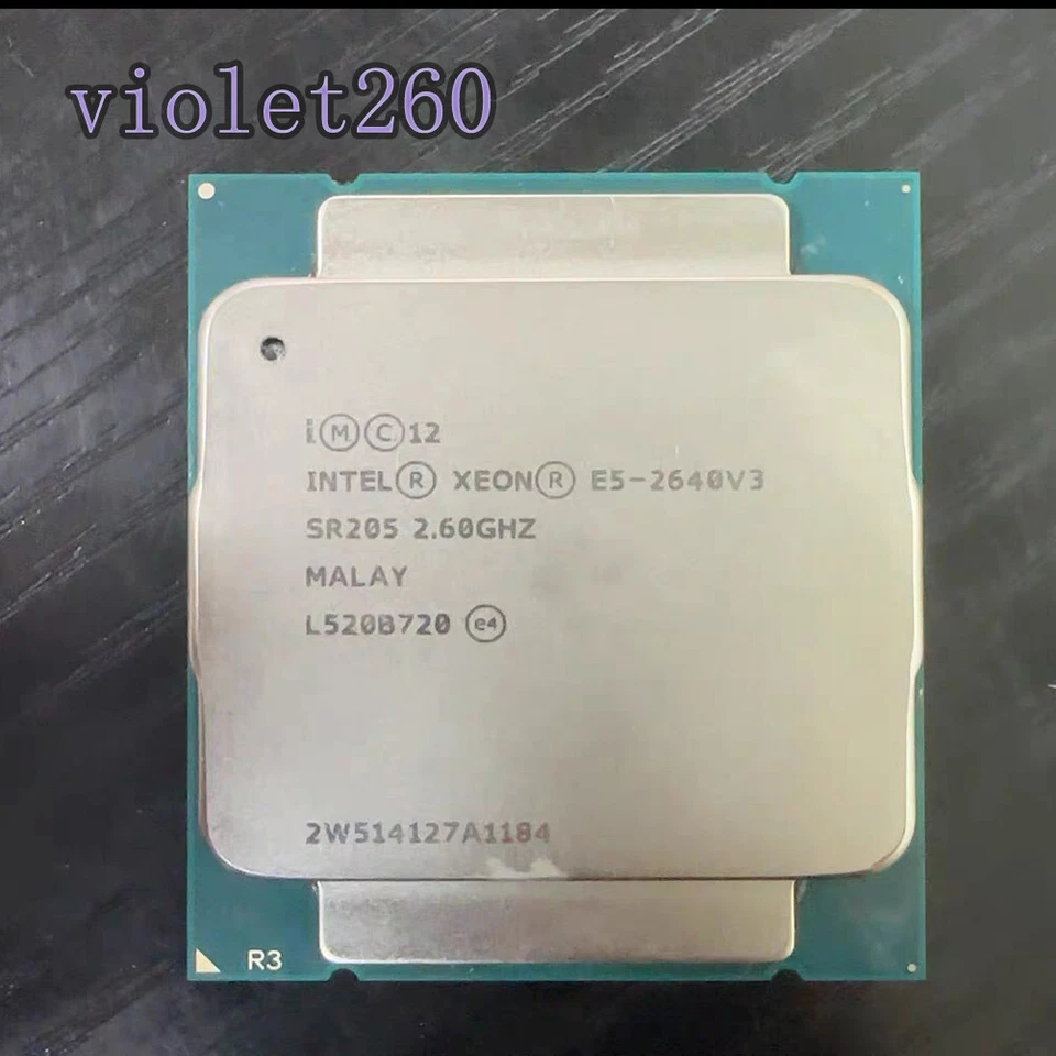 Intel Xeon E5-2640 V3  LGA2011 Server CPU Processor SR205 8Core 2.60GHz 20M - Image 1 of 1