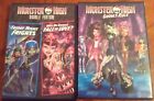 Monster High Dvd's Ghouls Rule And Double Feature 3 Movies Total