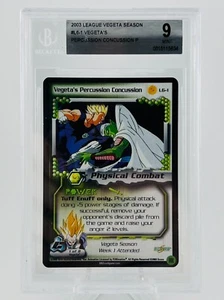 1x DBZ CCG VEGETA'S PERCUSSION CONCUSSION L6-1 FOIL LEAGUE PROMO LIMITED BGS 9 - Bild 1 von 1