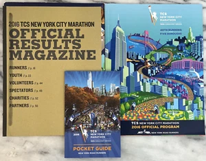 2016 TCS New York City Marathon Pocket Guide, Program, Official Results Magazine - Picture 1 of 15