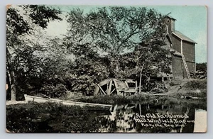 Old Fashioned Mill Canoe Boat Winfield Kansas 1912 Peculiar MO Beehive Postcard - Picture 1 of 2