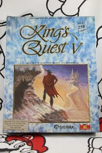PC DISKETTE FLOPPY DISK 3.5 KING'S QUEST V 5 SERIE LIMITADA ERBE ESPAÑOLA - Picture 1 of 8