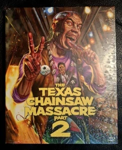 THE TEXAS CHAINSAW MASSACRE 2 - SEALED German Lim. Blu-Ray Steelbook - Turbine - Imagen 1 de 2