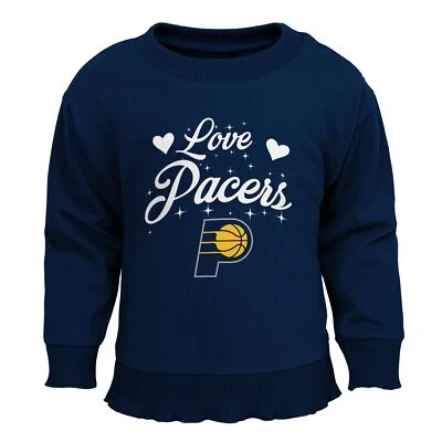 Conjunto de top y pantalón Outerstuff NBA Girls (4-6X) Indiana Pacers Slam Dunk, azul marino/gris Foto 1 de 2