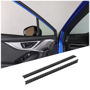 Carbon Fiber Front Window Small Pillar Strip Sticker Trim For Subaru WRX 22-23 - Picture 1 of 13
