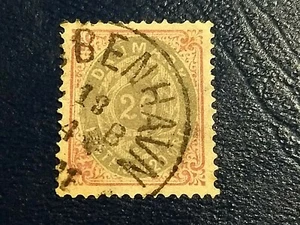 KAPPYSSTAMPS DENMARK #31 1875 20 ORE USED F-VF SCOTT $32.50 GS0430 - Picture 1 of 2