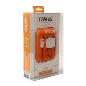 🔥 iWires Techlink DVI socket to HDMI A Plug Cable,2 Metres,White ✨GREAT ITEM✨ - Picture 1 of 4