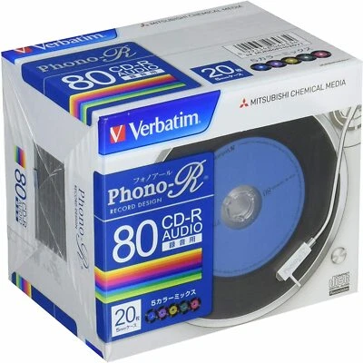Verbatim Japan Mitsubishi Chemical Media Music CD-R MUR80PHS20V1 - Image 1 of 4