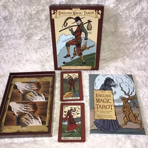 The English Magic Full Colour Tarot Cards And Book - Van Ryn Dooley And Letcher - Bild 1 von 9