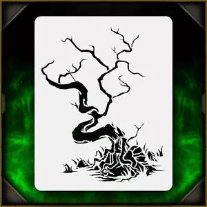 Creepy Tree 2 - Airbrush Stencil Template Airsick Zombies - Picture 1 of 1