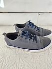 Men?S Columbia Boat Shoe/Sneaker Size 9 Navy Blue Canvas And Suede Bm 4651-033