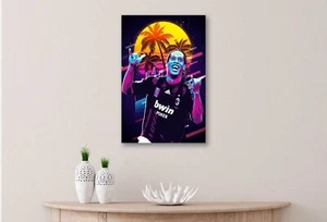 Ronaldinho Football Legend 5mm thick Plastic Poster Ready to Hang 45x60cm - Picture 1 of 3