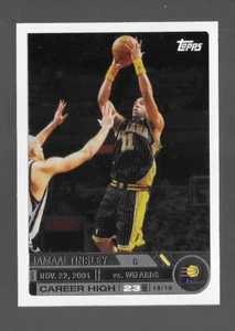 2005-06 TOPPS BIG GAME BASKETBALL #53 JAMAAL TINSLEY 108/179 SP BASE CARD,PACERS - Picture 1 of 1