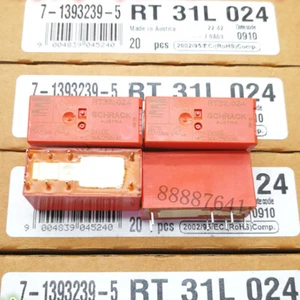 2PCS Tyco RT31L024 Relay electromagnetic SPDT Ucoil 24VDC 16A/250VAC - Picture 1 of 1