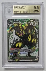 2022 Dragon Ball Super Fighters Ambition FOIL Bio-Broly, Villainous BGS 9.5 - Picture 1 of 2