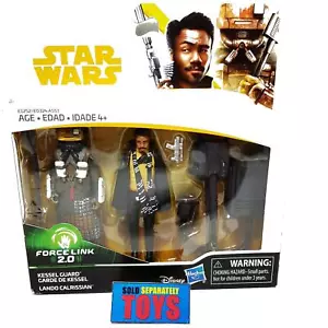 Star Wars LANDO CALRISSIAN & KESSEL GUARD 2 pack Force Link 2.0 - Picture 1 of 6
