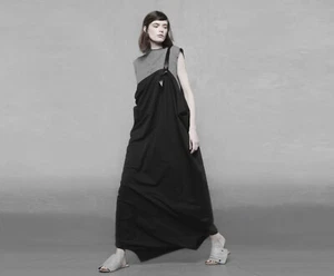 Drop Crotch Harem Pants Avant Garde Romper Wide Leg Loose Overall Jumper Pants - Picture 1 of 30