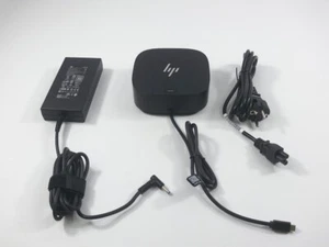 HP USB-C Dock G5 * Spare-No.: L64086-001 * HSN-IX02 * inkl. HP Netzteil 120W * - Bild 1 von 5