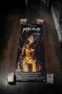 Metropole Fritz Lang French Door Rolled Vintage Movie Poster Original R1984 - Bild 1 von 7