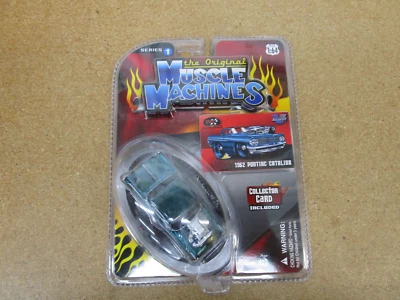 MUSCLE MACHINES 1962 Pontiac Catalina The Original 1/64 toy car diecast B2 rod - Image 1 of 4