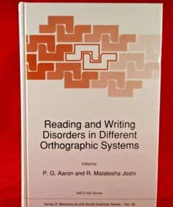Reading and Writing Disorders in Different Orthographic Systems, Aaron/Joshi HC  - Bild 1 von 4