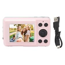 (Pink)Compact Camera ABS Portable Camera With 16X 2.4 In 1080P Digital Zoom For