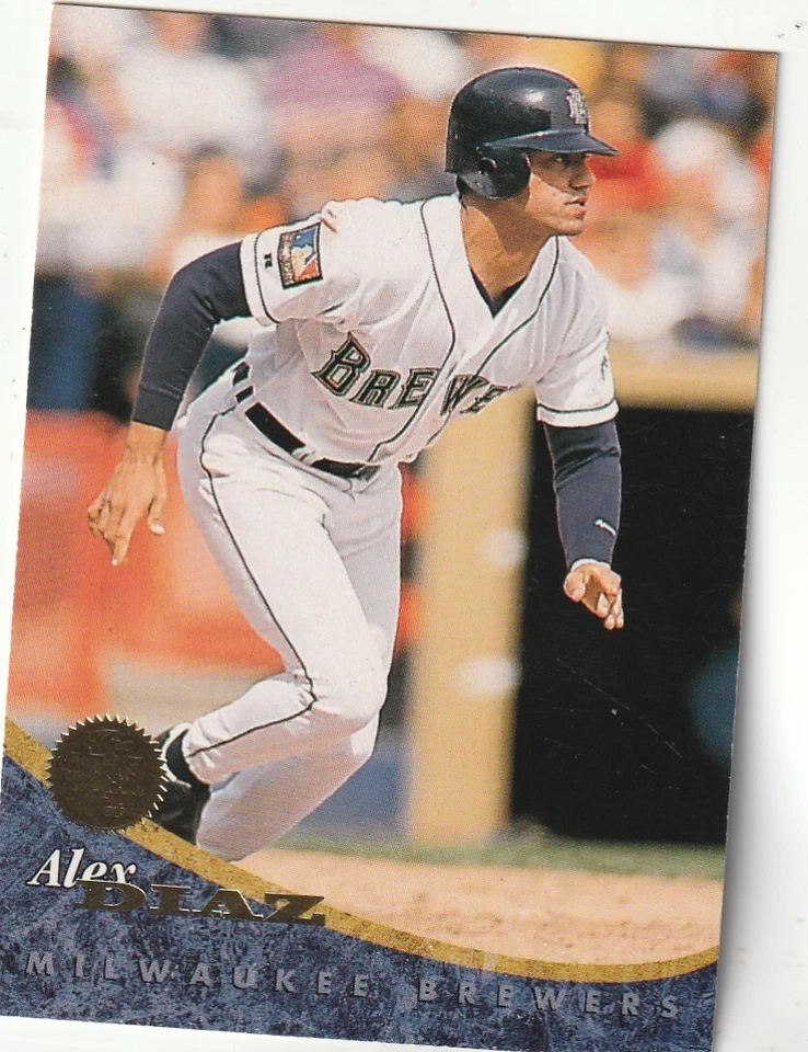 FREE SHIPPING-MINT-1994 Leaf Alex Diaz #250  BREWERS - Image 1 of 1