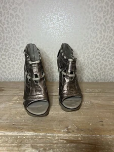 Peep Toes Ankle Booties - Picture 1 of 5