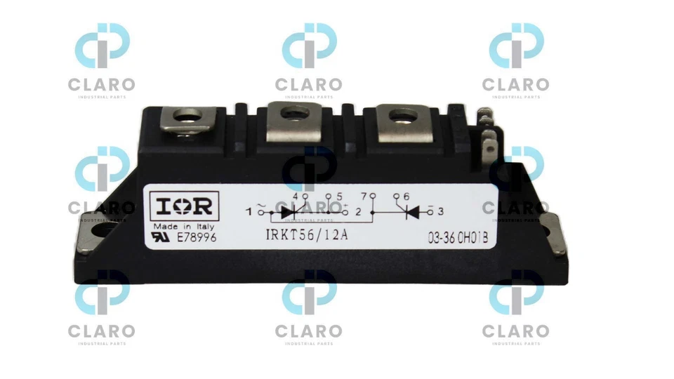NEW IRKT56/12A  THYRISTOR/DIODE AND THYRISTOR/THYRISTOR IR MODULE - Image 1 of 1