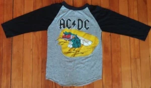 ✰ ACDC ViNtAgE 1985 Fly On The Wall Tour Concert 2 lados 3/4 SLV S AC/DC✰ - Imagen 1 de 5