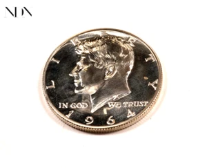 Medio dólar Kennedy 1964 - prueba de gemas++ camafeo obv - 90 % plata - #H471 - Imagen 1 de 5