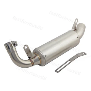 Exhaust Tips Mid Pipe For Aprilia GPR250R GPR250S 2021-2025 Steel Bottom Tube - Picture 1 of 6