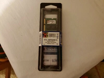 Kingston PC2-5300 1 GB SO-DIMM 667 MHz DDR2 Memory (KTD-INSP6000B/1G) Ram Expand - Image 1 of 2