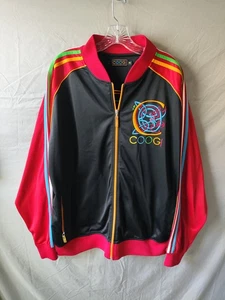 Coogi Jacket Mens 2XL Full Zip Track Retro Hip Hop Multicolor Australia - Picture 1 of 21