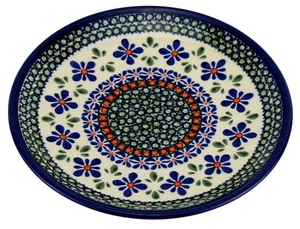 Polnische Keramik Teller 7,5 Zoll von Zaklady Boleslawiec Mosaik Blumendesign - Bild 1 von 3