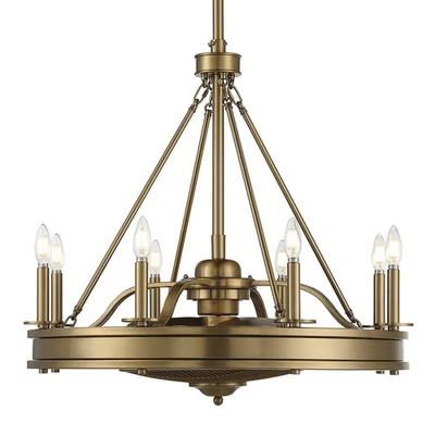 Savoy House 39-FD-124 Lyon 14" LED Indoor Ceiling Fan - Brass - Image 1 of 4