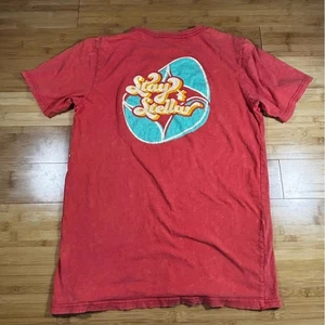 Camiseta Dutch Bros Café Roja Mediana Manga Corta Retro Gráfico Logo - Imagen 1 de 6