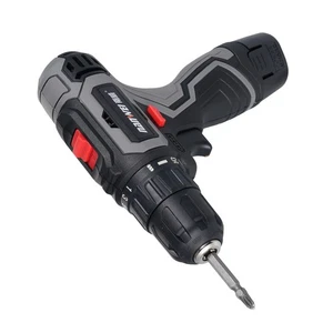 Cordless Drill Driver + 2 Batteries Set Screwdriver Power Tool Hammer Tools UK7 - Picture 1 of 22