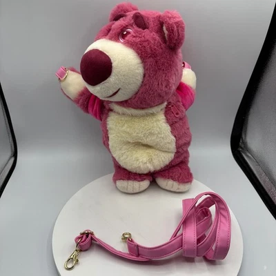 Lotso Lots-O-Huggin Bear Bag Crossbody Shoulder Strawberry Backpack Disney - Image 1 of 4