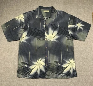 Tommy Bahama Hawaiihemd Herren Large Mehrfarbig Blumen Kurzarm Seide - Bild 1 von 8