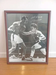 Jake Lamotta Signed Poster The Raging Bull Sugar Ray Robinson Autograph - Bild 1 von 8